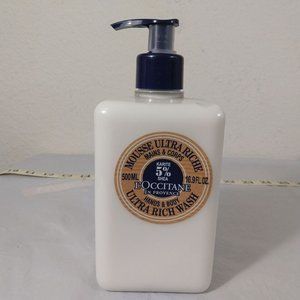 L'Occitane Shea Hands & Body Ultra Rich Body Wash 500 ml / 16.9 oz NEW